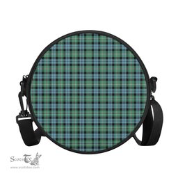 Scottish Melville Ancient Tartan Round Crossbody Bags - Round Purse Scottish Plaid Tartan Plaid - ScotsTee - scotstee.com