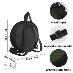 Scottish Matheson Hunting Highland Tartan Round Crossbody Bags - Round Purse Scottish Plaid Tartan Plaid - ScotsTee - scotstee.com