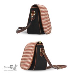 Scottish McBrayer Dress Tartan Saddle Crossbody Bag Scottish Plaid Tartan Plaid - ScotsTee - scotstee.com