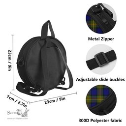 Scottish Muir Tartan Round Crossbody Bags - Round Purse Scottish Plaid Tartan Plaid - ScotsTee - scotstee.com