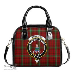 Scottish Morrison Tartan Shoulder Handbags with Family Crest Scottish Plaid Tartan Plaid - ScotsTee - scotstee.com