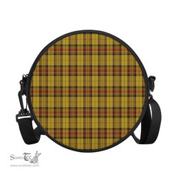 Scottish Morgan of Wales Tartan Round Crossbody Bags - Round Purse Scottish Plaid Tartan Plaid - ScotsTee - scotstee.com