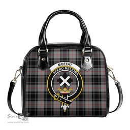 Scottish Moffat Modern Tartan Shoulder Handbags with Family Crest Scottish Plaid Tartan Plaid - ScotsTee - scotstee.com