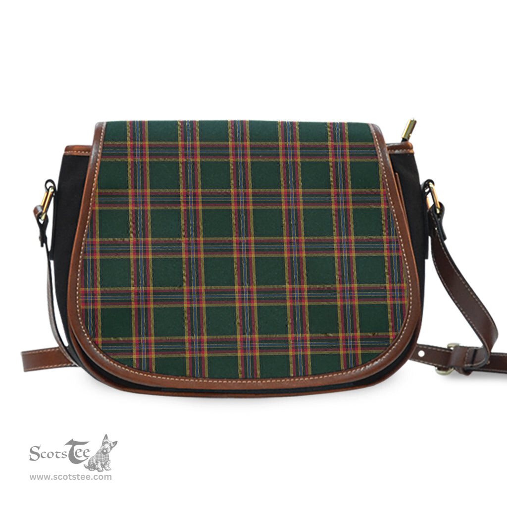 Scottish Moran Family Ubique Tartan Saddle Crossbody Bag Scottish Plaid Tartan Plaid - ScotsTee - scotstee.com