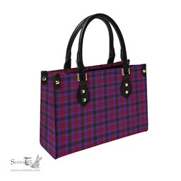 Scottish Montgomery Modern Tartan Leather Bag for Women Scottish Plaid Tartan Plaid - ScotsTee - scotstee.com