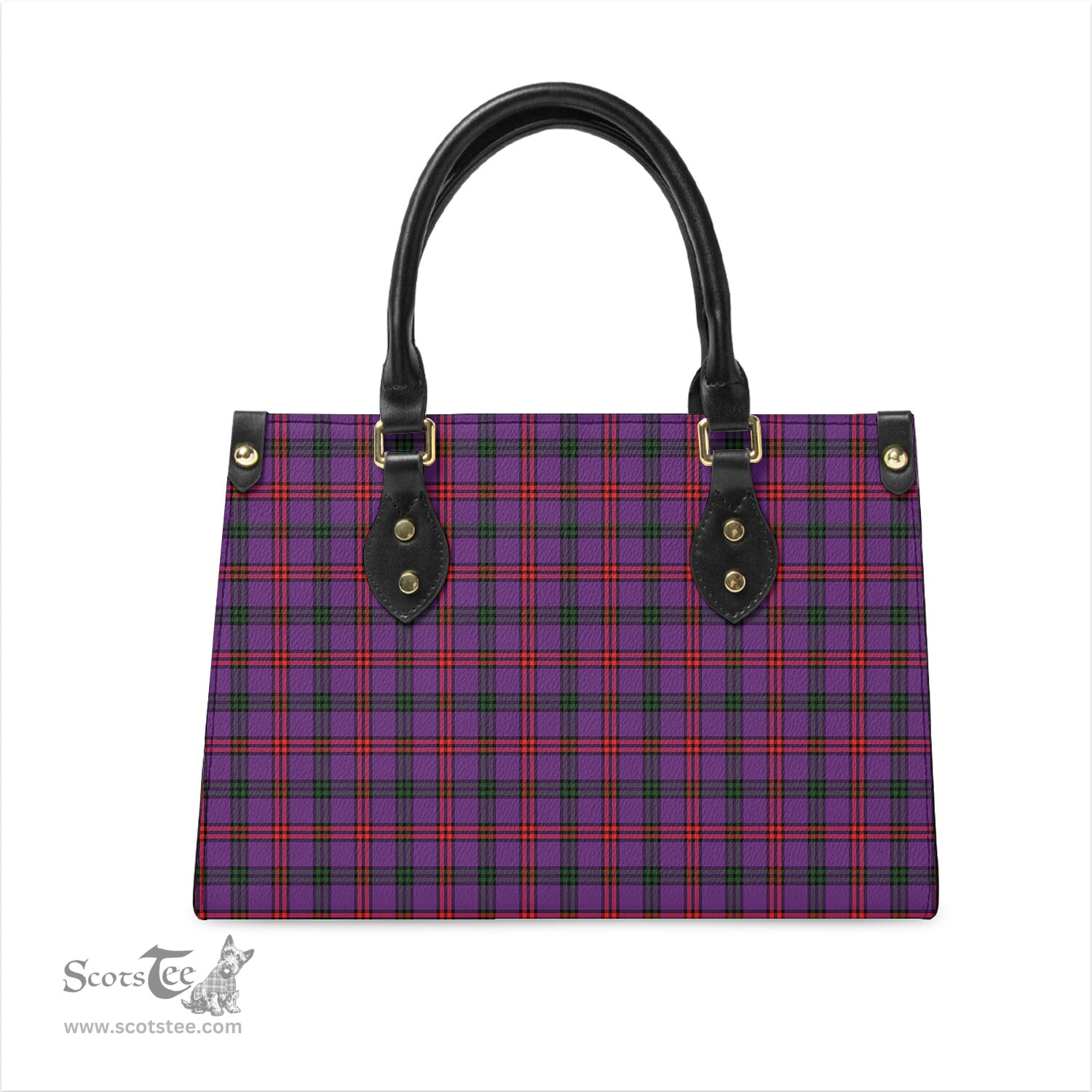 Scottish Montgomery Modern Tartan Leather Bag for Women Scottish Plaid Tartan Plaid - ScotsTee - scotstee.com
