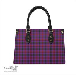 Scottish Montgomery Modern Tartan Leather Bag for Women Scottish Plaid Tartan Plaid - ScotsTee - scotstee.com