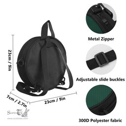 Scottish Montgomery Tartan Round Crossbody Bags - Round Purse Scottish Plaid Tartan Plaid - ScotsTee - scotstee.com