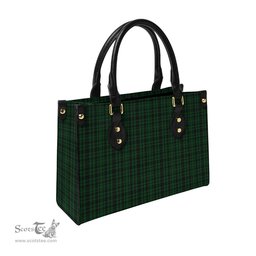 Scottish Menzies Green Tartan Leather Bag for Women Scottish Plaid Tartan Plaid - ScotsTee - scotstee.com