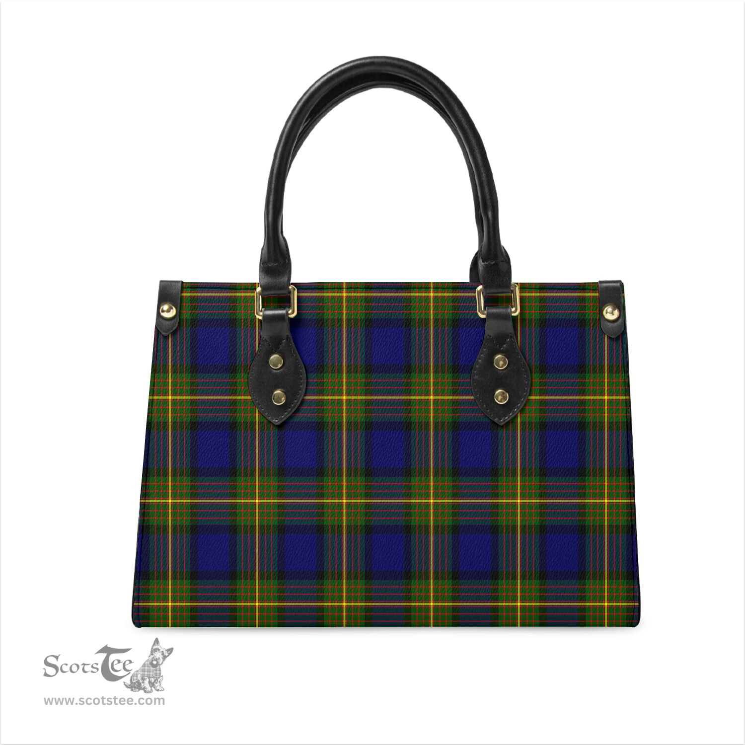 Scottish Muir Tartan Leather Bag for Women Scottish Plaid Tartan Plaid - ScotsTee - scotstee.com