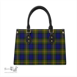 Scottish Muir Tartan Leather Bag for Women Scottish Plaid Tartan Plaid - ScotsTee - scotstee.com