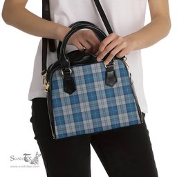 Scottish Menzies Dress Blue and White Tartan Shoulder Handbags Scottish Plaid Tartan Plaid - ScotsTee - scotstee.com