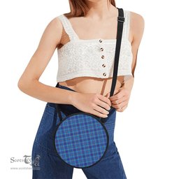 Scottish Mercer Modern Tartan Round Crossbody Bags - Round Purse Scottish Plaid Tartan Plaid - ScotsTee - scotstee.com