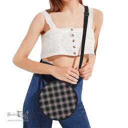 Scottish Moffat Modern Tartan Round Crossbody Bags - Round Purse Scottish Plaid Tartan Plaid - ScotsTee - scotstee.com