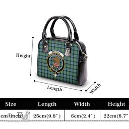 Scottish Melville Ancient Tartan Shoulder Handbags with Family Crest Scottish Plaid Tartan Plaid - ScotsTee - scotstee.com