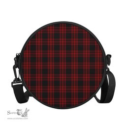 Scottish Menzies Hunting Tartan Round Crossbody Bags - Round Purse Scottish Plaid Tartan Plaid - ScotsTee - scotstee.com