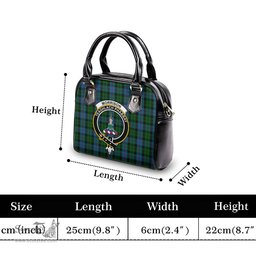 Scottish Morrison Society Tartan Shoulder Handbags with Family Crest Scottish Plaid Tartan Plaid - ScotsTee - scotstee.com