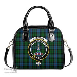 Scottish Morrison Society Tartan Shoulder Handbags with Family Crest Scottish Plaid Tartan Plaid - ScotsTee - scotstee.com