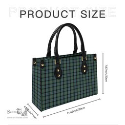 Scottish Melville Tartan Leather Bag for Women Scottish Plaid Tartan Plaid - ScotsTee - scotstee.com
