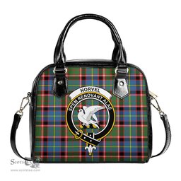 Scottish Norvel Tartan Shoulder Handbags with Family Crest Scottish Plaid Tartan Plaid - ScotsTee - scotstee.com