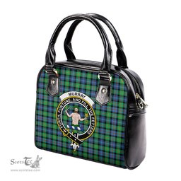 Scottish Murray of Atholl Ancient Tartan Shoulder Handbags with Family Crest Scottish Plaid Tartan Plaid - ScotsTee - scotstee.com
