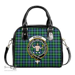 Scottish Murray of Atholl Ancient Tartan Shoulder Handbags with Family Crest Scottish Plaid Tartan Plaid - ScotsTee - scotstee.com