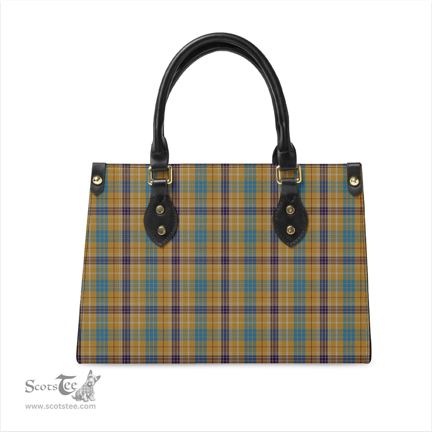 Scottish Ottawa Canada Tartan Leather Bag for Women Scottish Plaid Tartan Plaid - ScotsTee - scotstee.com