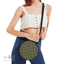 Scottish O'Farrell Tartan Round Crossbody Bags - Round Purse Scottish Plaid Tartan Plaid - ScotsTee - scotstee.com