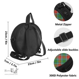 Scottish Muirhead Tartan Round Crossbody Bags - Round Purse Scottish Plaid Tartan Plaid - ScotsTee - scotstee.com