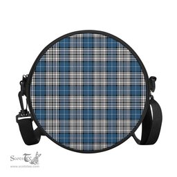 Scottish Napier Modern Tartan Round Crossbody Bags - Round Purse Scottish Plaid Tartan Plaid - ScotsTee - scotstee.com