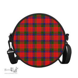 Scottish Nicolson Modern Tartan Round Crossbody Bags - Round Purse Scottish Plaid Tartan Plaid - ScotsTee - scotstee.com