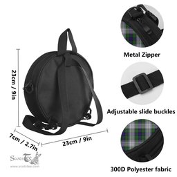 Scottish Murray of Atholl Dress Tartan Round Crossbody Bags - Round Purse Scottish Plaid Tartan Plaid - ScotsTee - scotstee.com