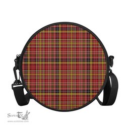 Scottish Ogilvie (Ogilvy) of Strathallan Tartan Round Crossbody Bags - Round Purse Scottish Plaid Tartan Plaid - ScotsTee - scotstee.com