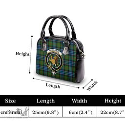 Scottish Newlands of Lauriston Tartan Shoulder Handbags with Family Crest Scottish Plaid Tartan Plaid - ScotsTee - scotstee.com