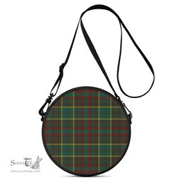 Scottish Ontario Province Canada Tartan Round Crossbody Bags - Round Purse Scottish Plaid Tartan Plaid - ScotsTee - scotstee.com
