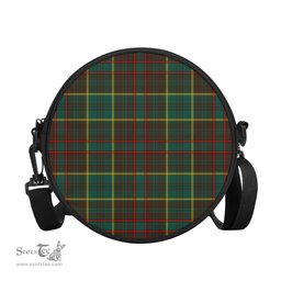 Scottish Ontario Province Canada Tartan Round Crossbody Bags - Round Purse Scottish Plaid Tartan Plaid - ScotsTee - scotstee.com