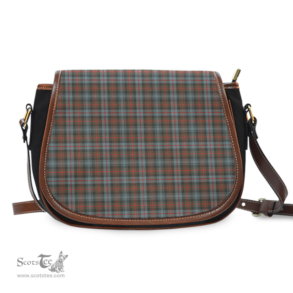 Scottish Murray of Atholl Weathered Tartan Saddle Crossbody Bag Scottish Plaid Tartan Plaid - ScotsTee - scotstee.com