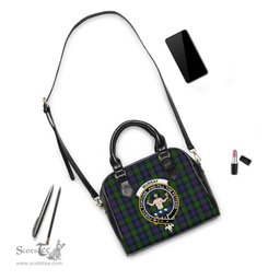 Scottish Murray of Atholl Tartan Shoulder Handbags with Family Crest Scottish Plaid Tartan Plaid - ScotsTee - scotstee.com