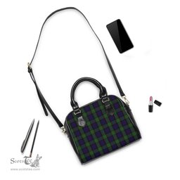 Scottish Nicolson Green Hunting Tartan Shoulder Handbags Scottish Plaid Tartan Plaid - ScotsTee - scotstee.com