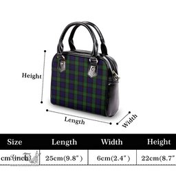 Scottish Nicolson Green Hunting Tartan Shoulder Handbags Scottish Plaid Tartan Plaid - ScotsTee - scotstee.com