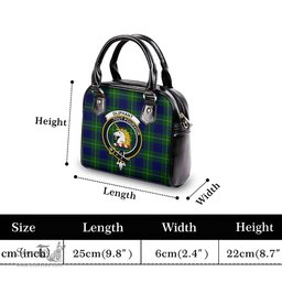Scottish Oliphant Modern Tartan Shoulder Handbags with Family Crest Scottish Plaid Tartan Plaid - ScotsTee - scotstee.com