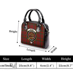 Scottish Munro Tartan Shoulder Handbags with Family Crest Scottish Plaid Tartan Plaid - ScotsTee - scotstee.com