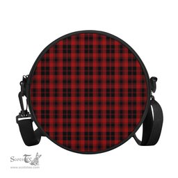 Scottish Murray of Ochtertyre Tartan Round Crossbody Bags - Round Purse Scottish Plaid Tartan Plaid - ScotsTee - scotstee.com