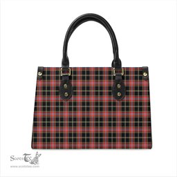 Scottish Norwegian Night Tartan Leather Bag for Women Scottish Plaid Tartan Plaid - ScotsTee - scotstee.com