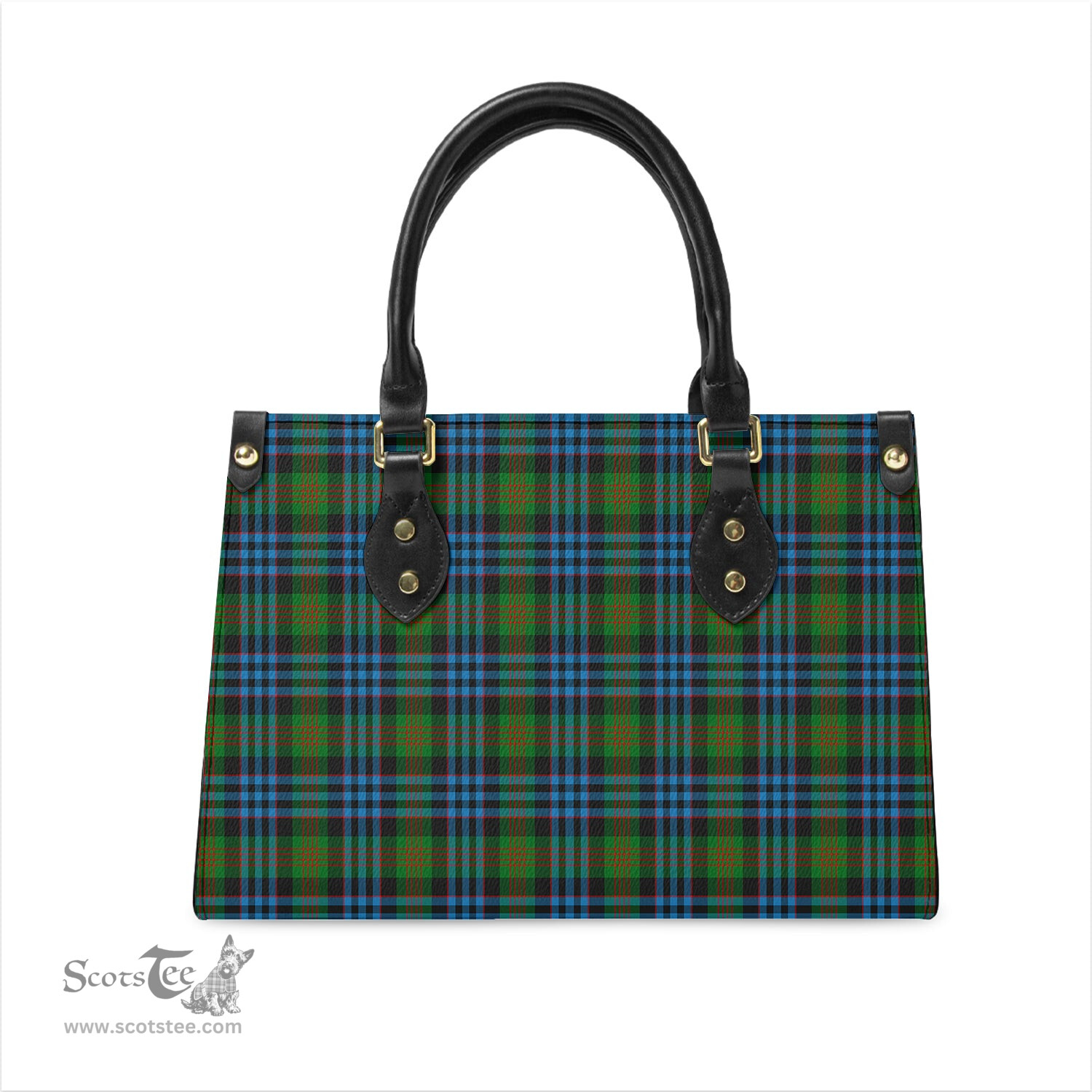 Scottish Newlands of Lauriston Tartan Leather Bag for Women Scottish Plaid Tartan Plaid - ScotsTee - scotstee.com