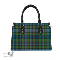 Scottish Newlands of Lauriston Tartan Leather Bag for Women Scottish Plaid Tartan Plaid - ScotsTee - scotstee.com