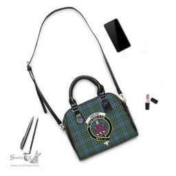 Scottish Ogilvie (Ogilvy) Hunting Ancient Tartan Shoulder Handbags with Family Crest Scottish Plaid Tartan Plaid - ScotsTee - scotstee.com