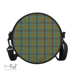 Scottish O'Brien Tartan Round Crossbody Bags - Round Purse Scottish Plaid Tartan Plaid - ScotsTee - scotstee.com