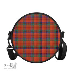 Scottish Nicolson Ancient Tartan Round Crossbody Bags - Round Purse Scottish Plaid Tartan Plaid - ScotsTee - scotstee.com