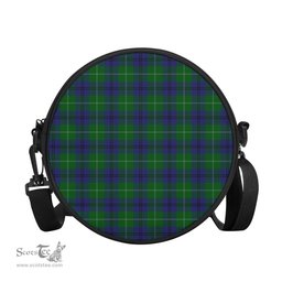 Scottish Oliphant Tartan Round Crossbody Bags - Round Purse Scottish Plaid Tartan Plaid - ScotsTee - scotstee.com